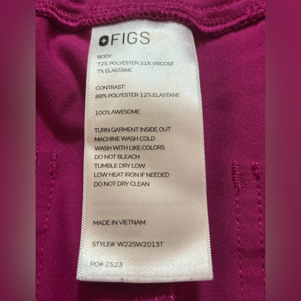 SOLD💗💜 FIGS Yola Skinny Pants Small-Tall
Limited Color Raspberry Sorbet EUC - Picture 10 of 15